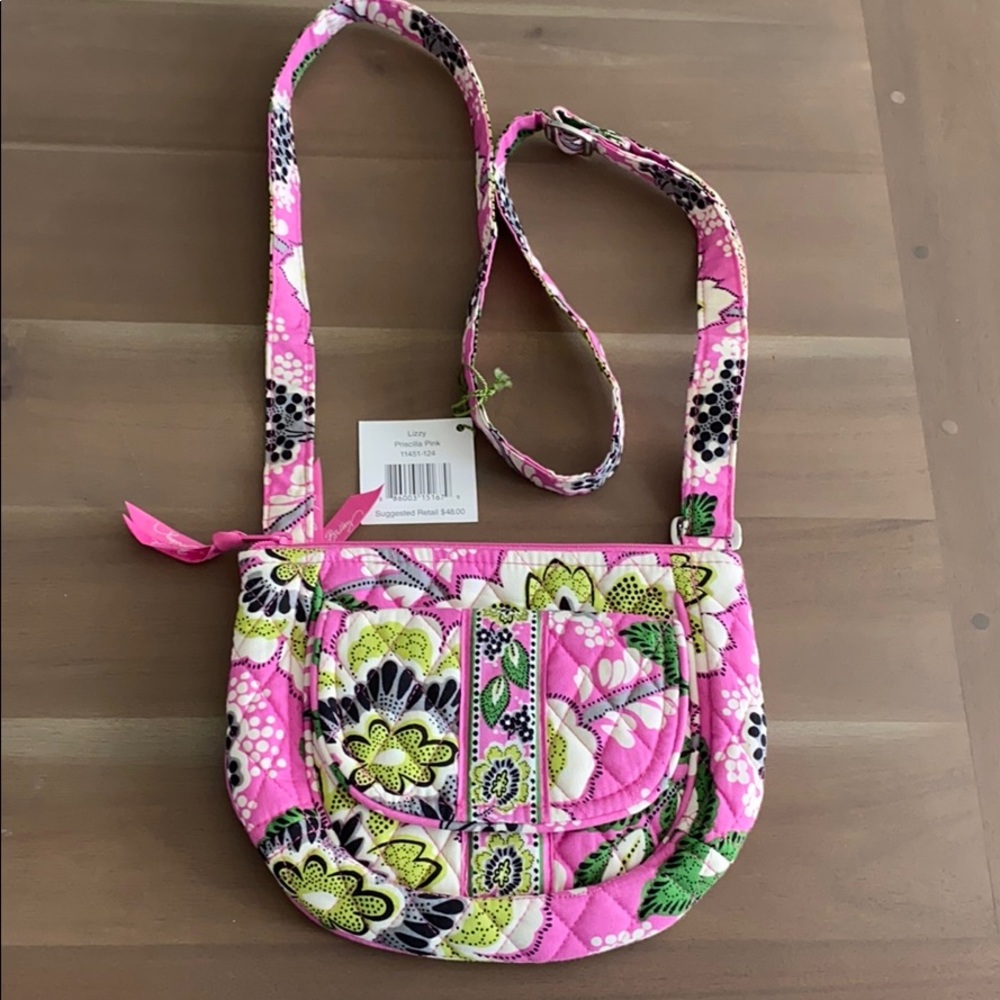 COPY - Vera Bradley Small Crossbody Lizzy Pink - Picture 2 of 8